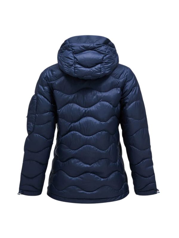 Kurtka Peak Performance puchowa damska Helium Utility Down Hood Blue Shadow