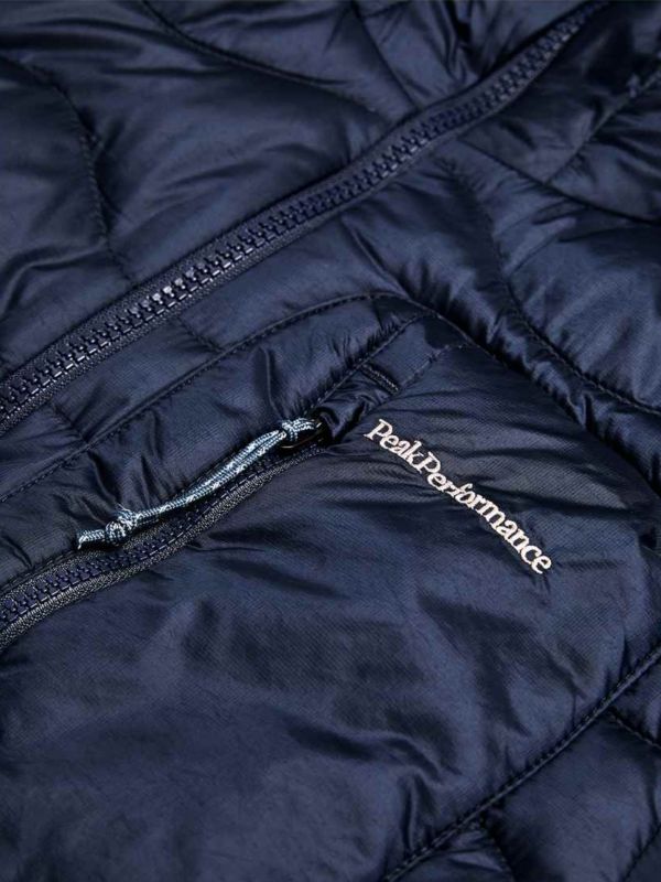 Kurtka Peak Performance puchowa damska Helium Utility Down Hood Blue Shadow