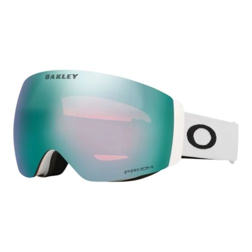 Gogle narciarskie Oakley - Flight Deck Pro M - Matte White - Prizm Snow Sapphire Iridium