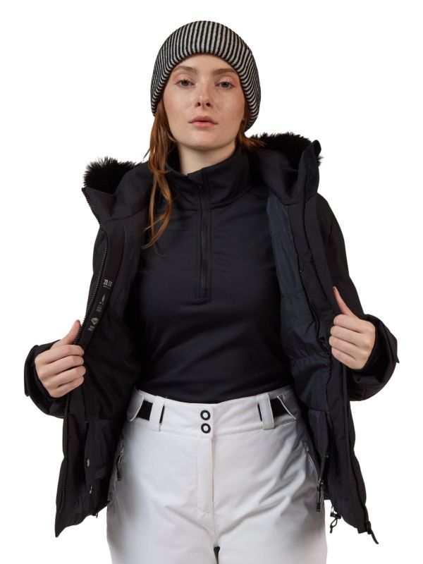 Kurtka narciarska damska Rossignol Staci Insulated Black