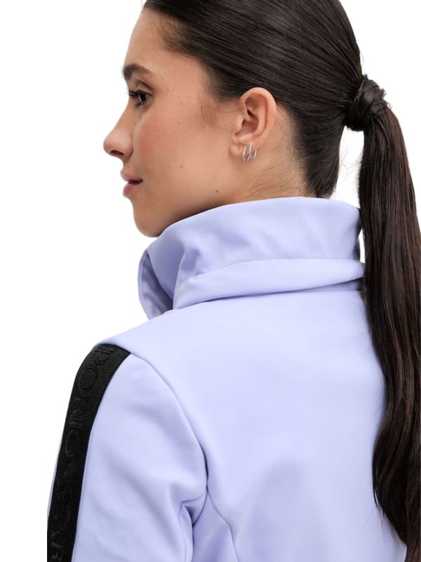 Kombinezon narciarski damski EA7 Emporio Armani Kitzbühel Softshell Jumpsuit Sweet Lavender