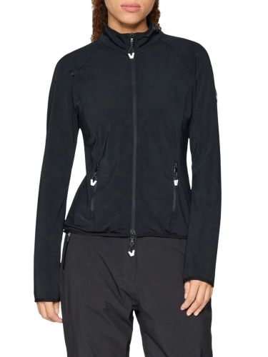 Bluza narciarska damska EA7 Emporio Armani Cortina Powerstretch Full Zip Black