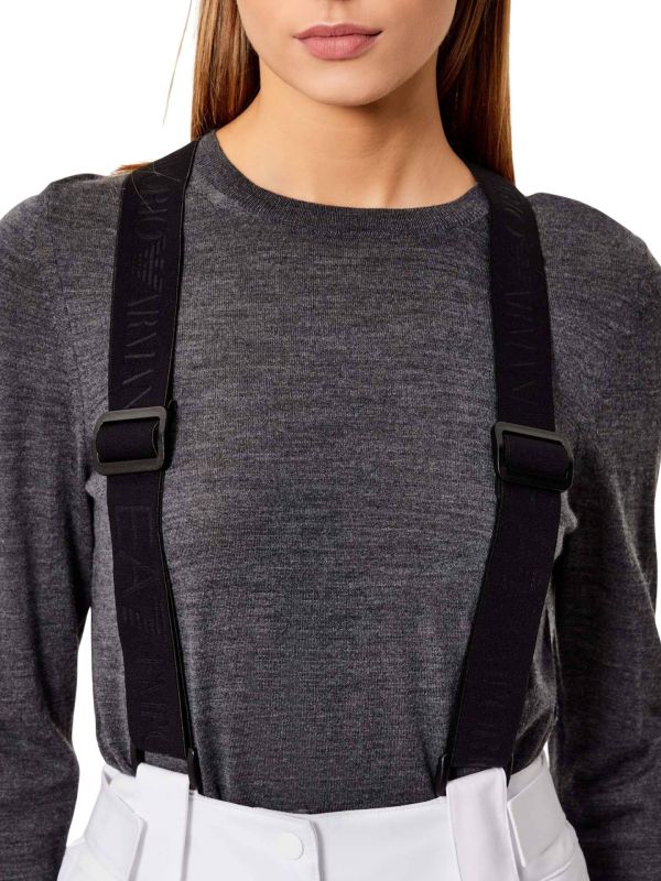 Spodnie narciarskie damskie EA7 Emporio Armani Kitzbühel Protectum7 Pant White