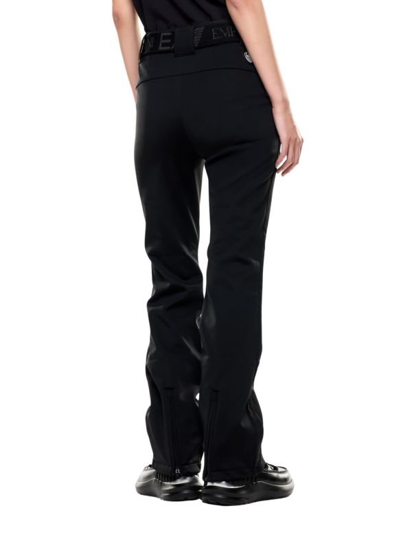 Spodnie narciarskie damskie EA7 Emporio Armani Kitzbühel Softshell Waisted Pant Black