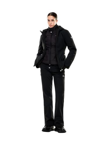 Kombinezon narciarski damski EA7 Emporio Armani Kitzbühel Softshell Tris (Jacket + Vest + Pants) Black