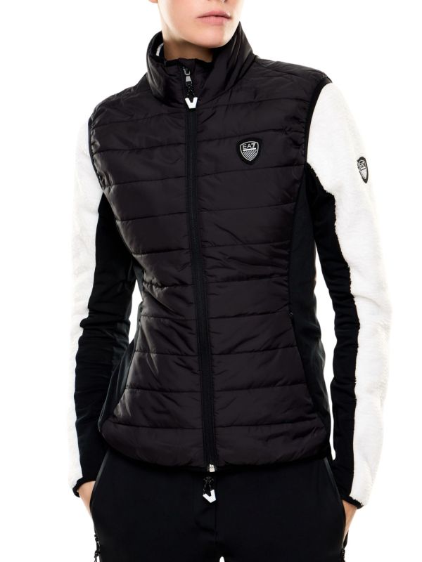 Kombinezon narciarski damski EA7 Emporio Armani Kitzbühel Softshell Tris (Jacket + Vest + Pants) Black