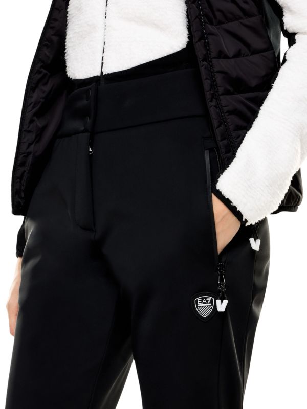 Kombinezon narciarski damski EA7 Emporio Armani Kitzbühel Softshell Tris (Jacket + Vest + Pants) Black