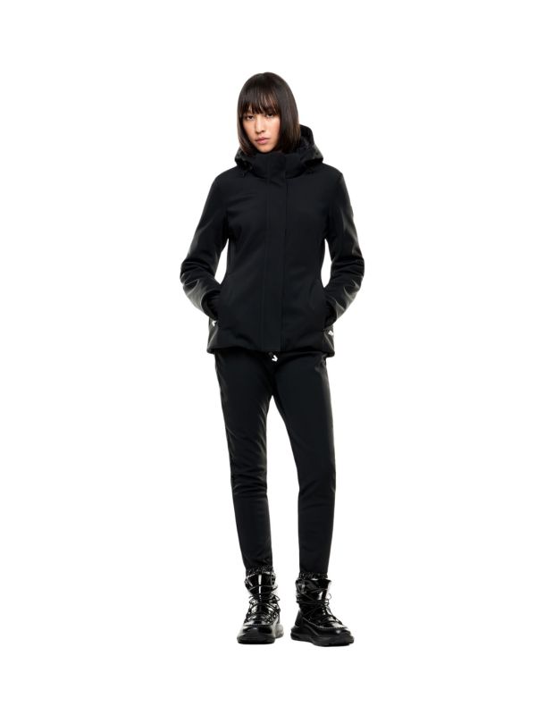 Kurtka narciarska damska EA7 Emporio Armani Kitzbühel Softshell Jacket Black