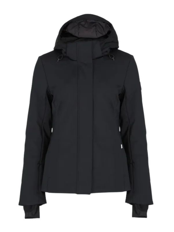 Kurtka narciarska damska EA7 Emporio Armani Kitzbühel Softshell Jacket Black