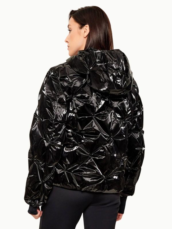 Kurtka narciarska damska EA7 Emporio Armani Kitzbühel Fashion Eco-Down Jacket Black