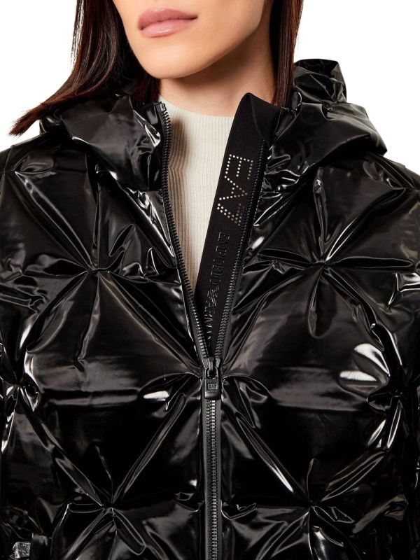 Kurtka narciarska damska EA7 Emporio Armani Kitzbühel Fashion Eco-Down Jacket Black