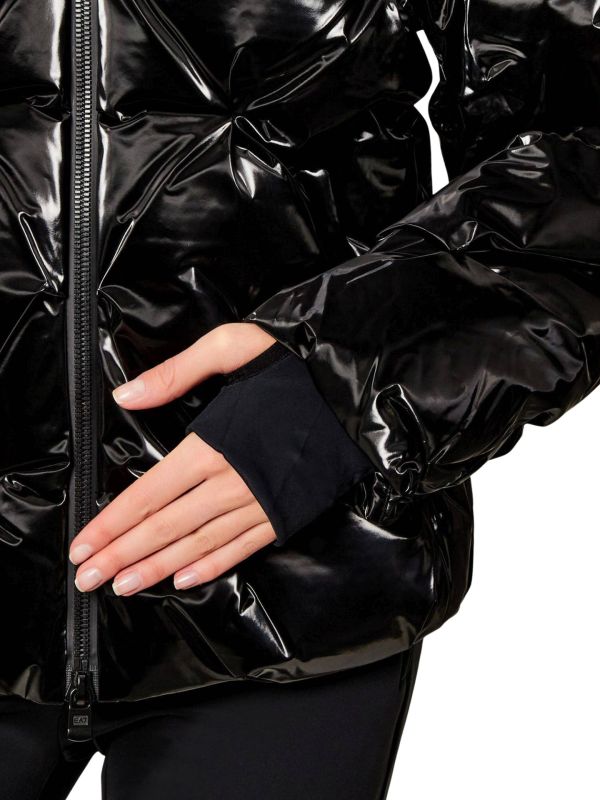 Kurtka narciarska damska EA7 Emporio Armani Kitzbühel Fashion Eco-Down Jacket Black
