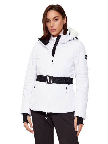 Kurtka narciarska damska EA7 Emporio Armani Kitzbühel Protectum7 Jacket White