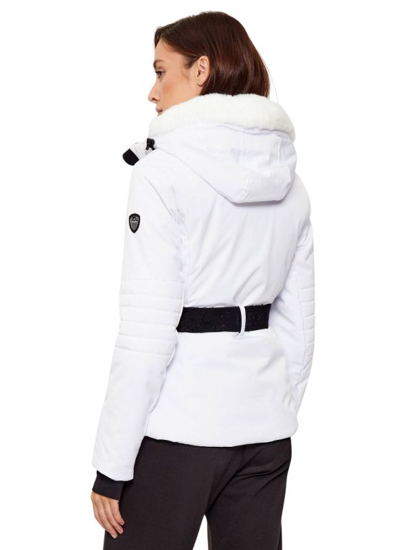 Kurtka narciarska damska EA7 Emporio Armani Kitzbühel Protectum7 Jacket White