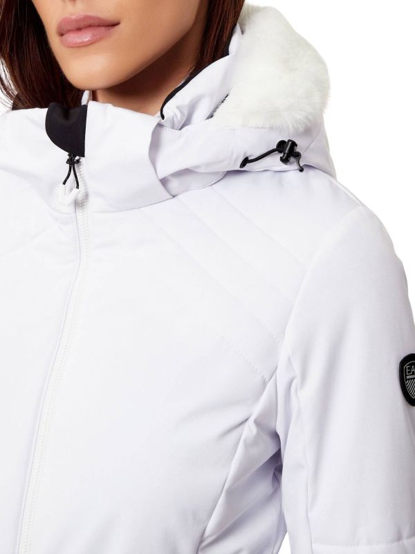 Kurtka narciarska damska EA7 Emporio Armani Kitzbühel Protectum7 Jacket White