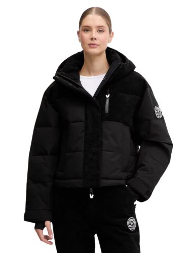 Kurtka narciarska damska EA7 Emporio Armani St. Moritz Fashion Eco-Down Jacket Black