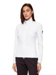 Bluza narciarska damska EA7 Emporio Armani Kitzbühel Powerstretch Full Zip White