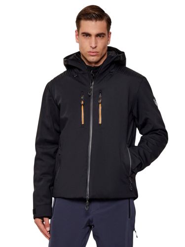 Kurtka narciarska męska EA7 Emporio Armani Ski Kitzbühel Softshell Jacket Black