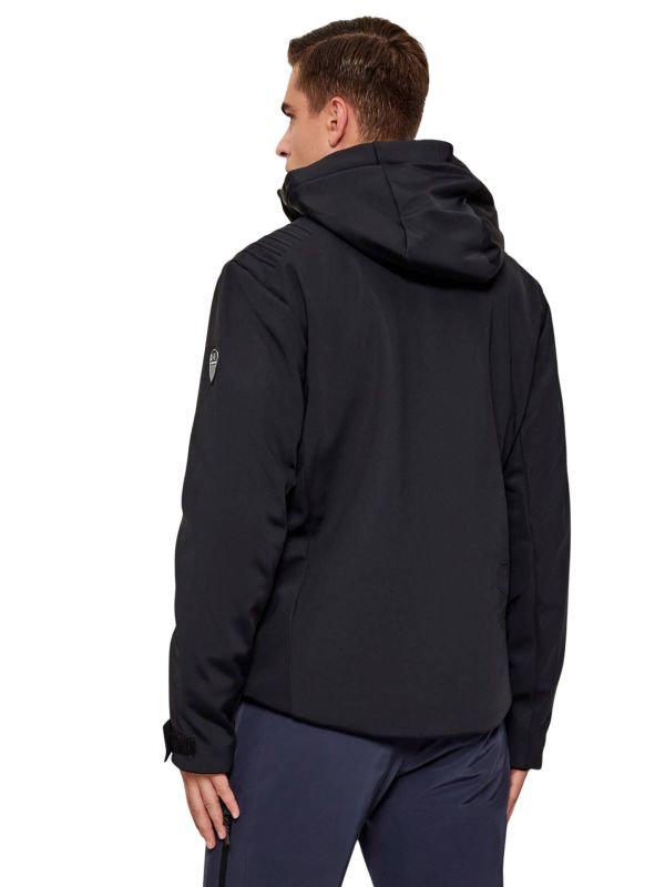 Kurtka narciarska męska EA7 Emporio Armani Ski Kitzbühel Softshell Jacket Black
