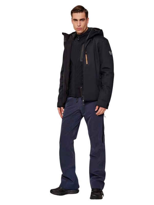 Kurtka narciarska męska EA7 Emporio Armani Ski Kitzbühel Softshell Jacket Black