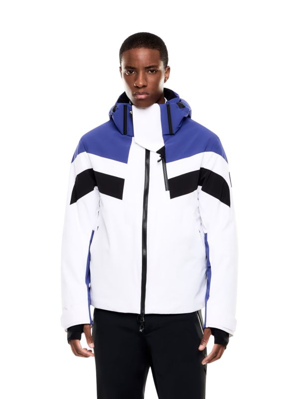 Kurtka narciarska męska EA7 Emporio Armani Cortina Colorblock Toray White