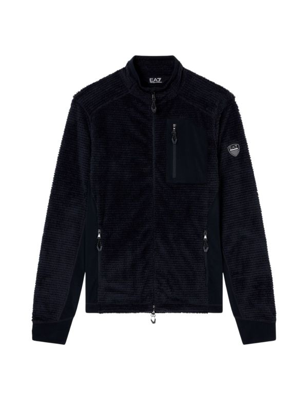 Bluza narciarska męska EA7 Emporio Armani Cortina Primaloft Teddy Bear Black