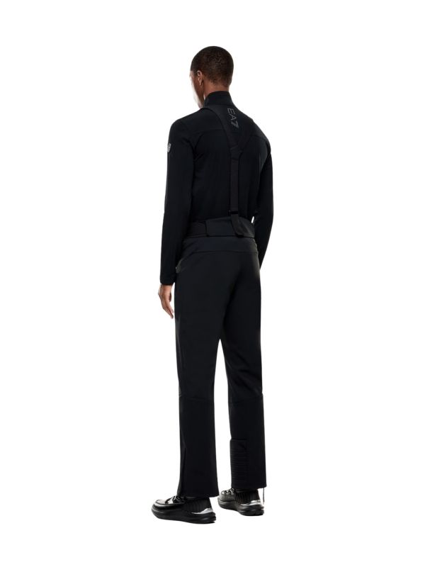 Spodnie narciarskie męskie EA7 Emporio Armani Kitzbühel Softshell Pant Black