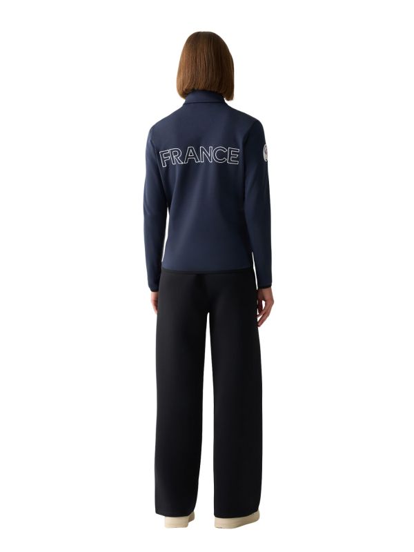 Bluza damska Colmar Full Zip Stretch Fleece White Blue