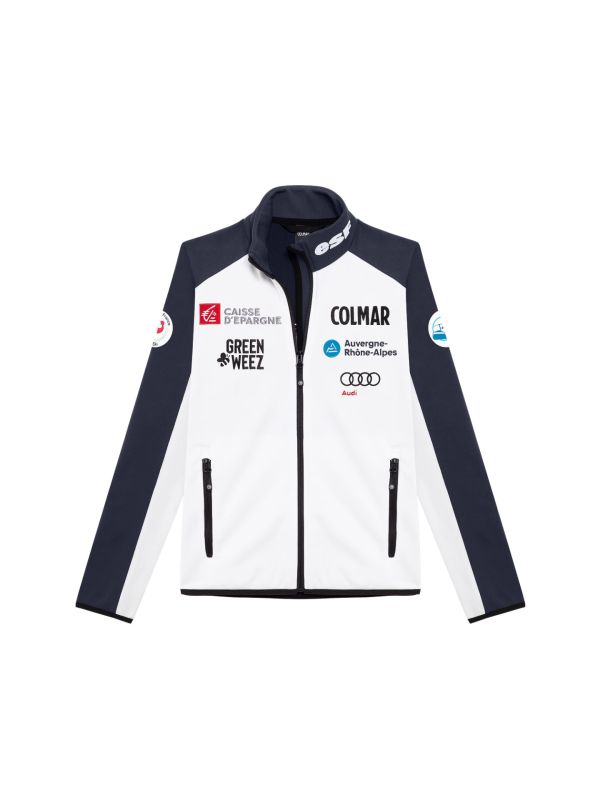 Bluza damska Colmar Full Zip Stretch Fleece White Blue