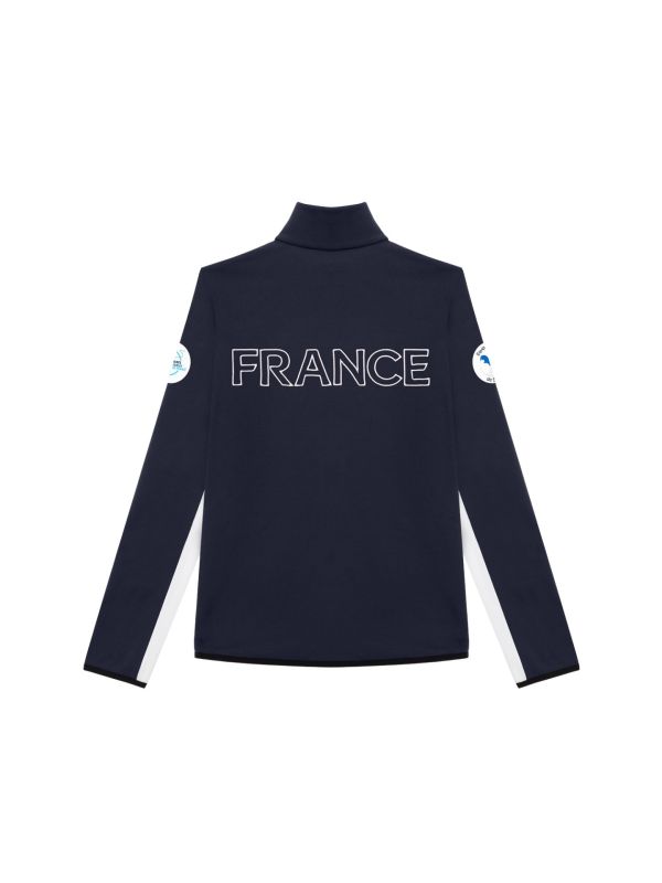Bluza damska Colmar Full Zip Stretch Fleece White Blue