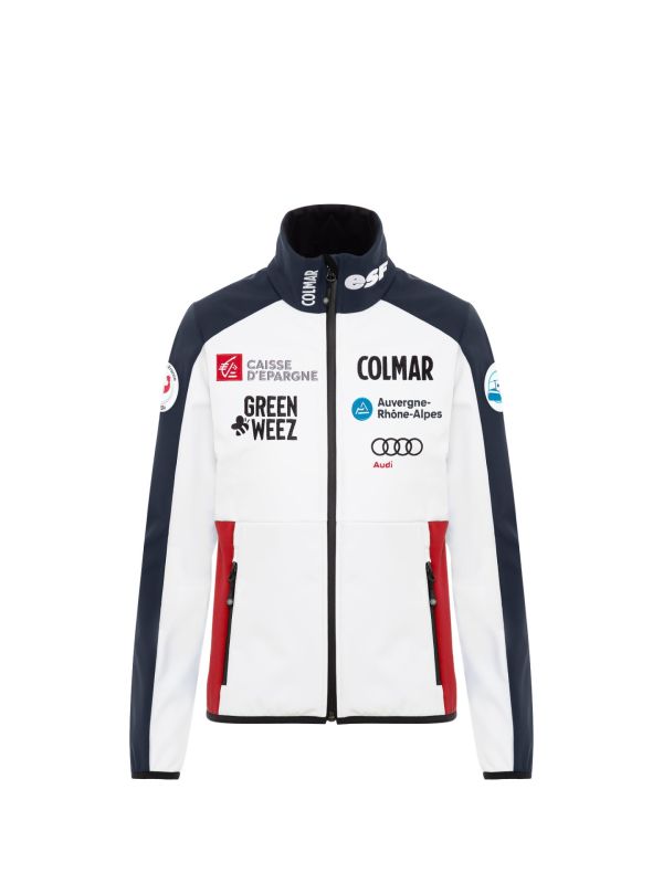 Kurtka narciarska damska Colmar Replica Softshell Jacket White Navy Bright Red