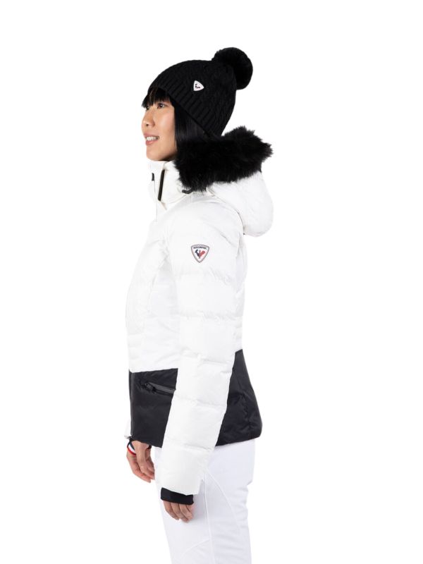 Kurtka narciarska damska Rossignol Joseray Down White