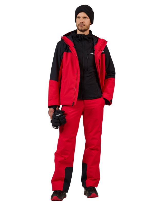 Bluza narciarska męska Rossignol Blackside FZH Fleece Black