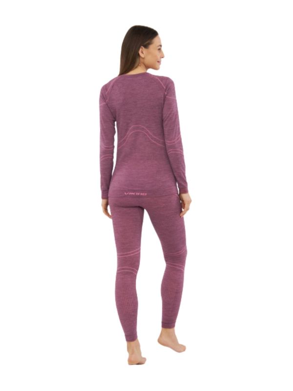 Bielizna Termoaktywna Viking Base Layer Lana Pro Set Różowy