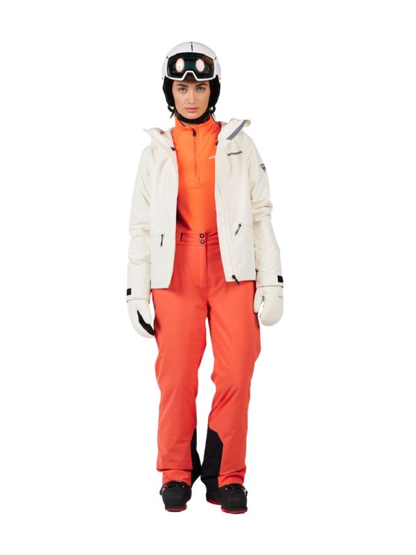 Spodnie narciarskie damskie Rossignol Strawpile Insulated Orange Flame