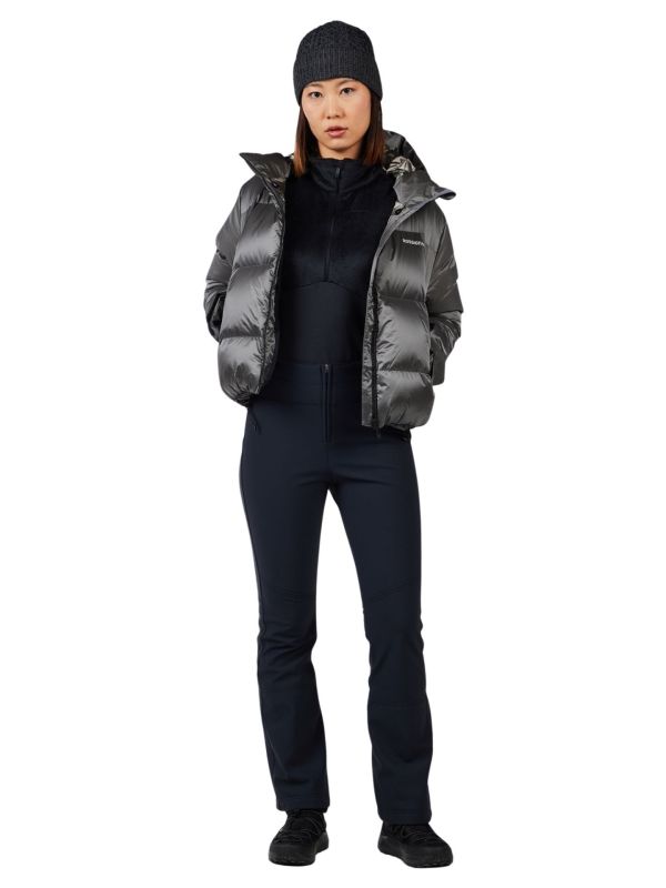Bluza narciarska damska Rossignol Diretta Half-Zip Fleece Black