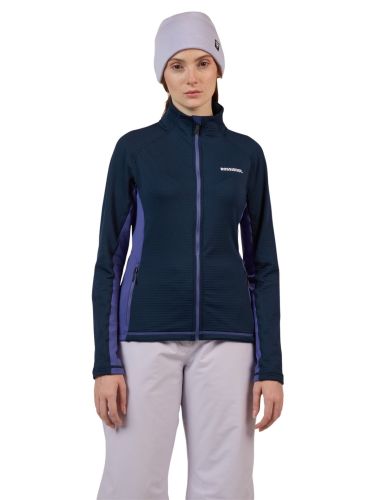 Bluza narciarska damska Rossignol Blackside Mix Full-Zip Fleece Future Blue