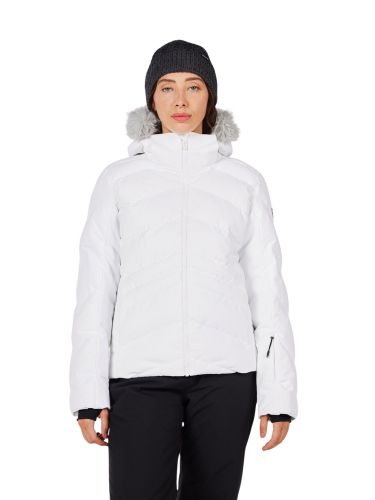 Kurtka narciarska damska Rossignol Staci Insulated White