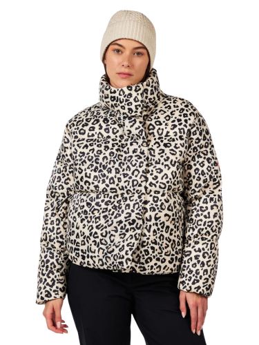Kurtka puchowa damska Rossignol Aretu Allover Down Nature Wild Leopard Print