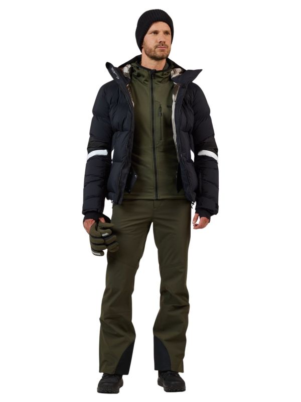 Bluza narciarska męska Rossignol Blackside FZH Fleece Olive Shadow