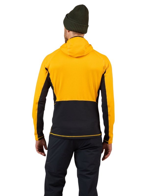 Bluza narciarska męska Rossignol Blackside FZH Fleece Saffron Yellow