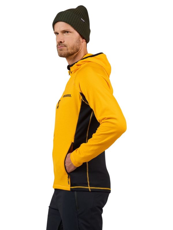 Bluza narciarska męska Rossignol Blackside FZH Fleece Saffron Yellow