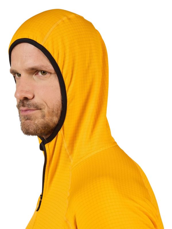 Bluza narciarska męska Rossignol Blackside FZH Fleece Saffron Yellow