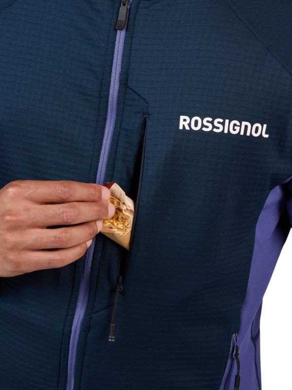 Bluza narciarska męska Rossignol Blackside FZH Fleece Dark Navy