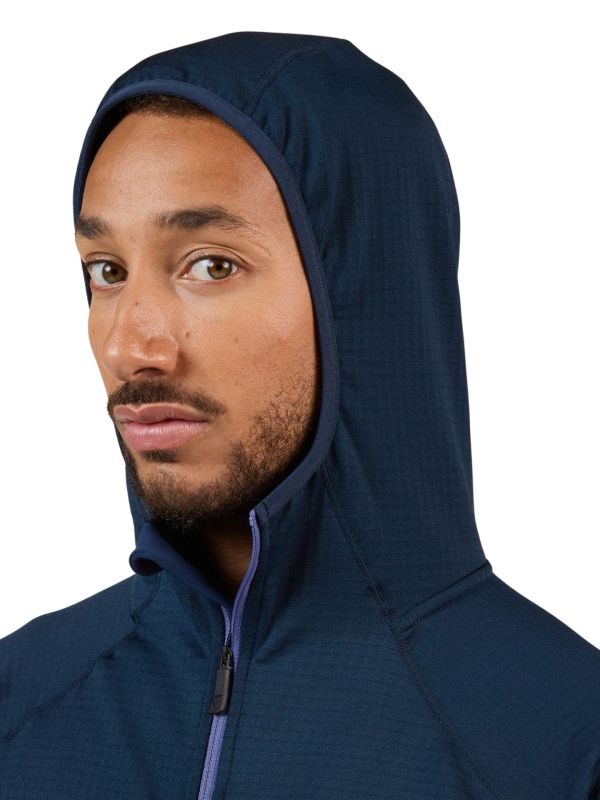 Bluza narciarska męska Rossignol Blackside FZH Fleece Dark Navy