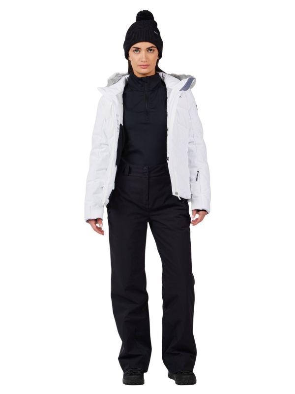 Bluza narciarska damska Rossignol Mid Layer Stretch Half-Zip Black