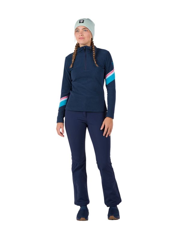 Bluza Rossignol damska W Strawpile Fleece HZ granatowa