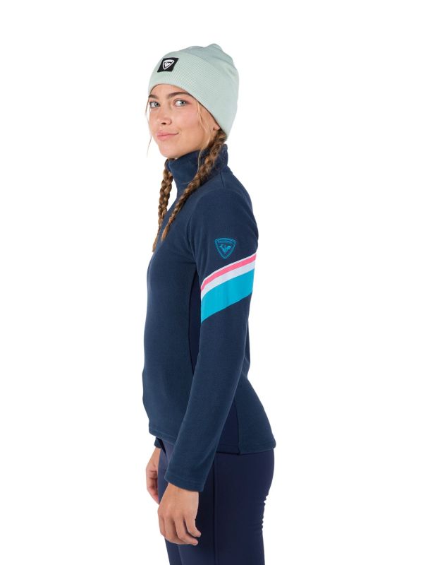 Bluza Rossignol damska W Strawpile Fleece HZ granatowa