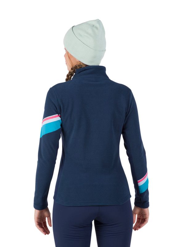Bluza Rossignol damska W Strawpile Fleece HZ granatowa