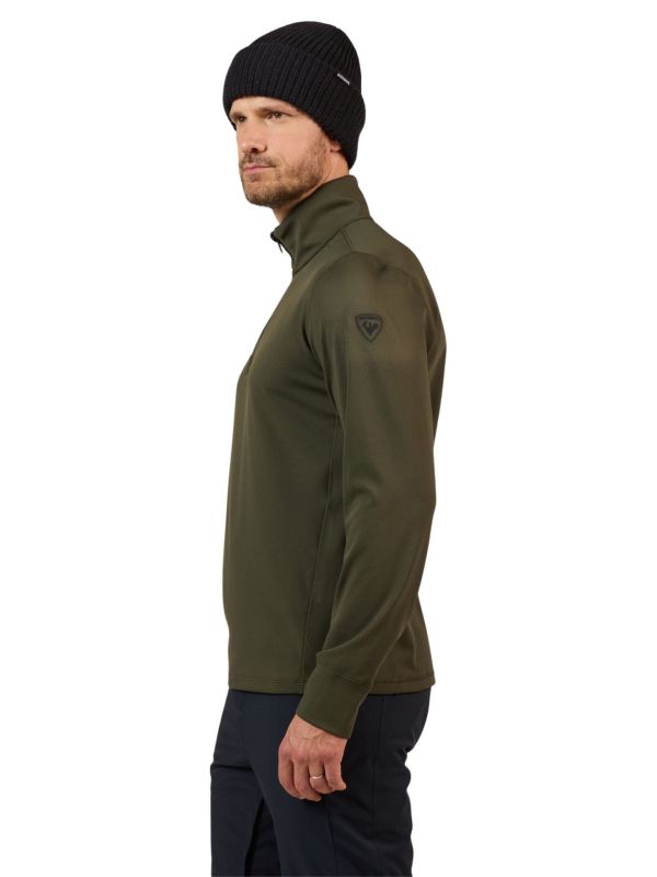 Bluza męska Rossignol Stretch Half-Zip Mid Layer Olive Shadow